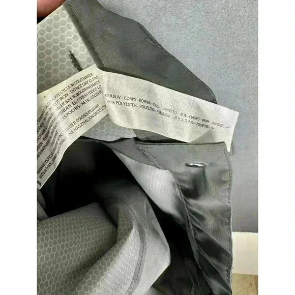 Ariat Pants Men’s Large Regular Gray Rebar Stormshell Waterproof Workwear Rain - Picture 7 of 11